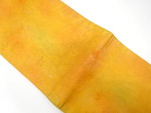 花更紗模様織り出し　名古屋帯